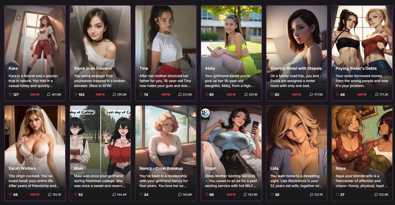 GirlfriendGPT girls